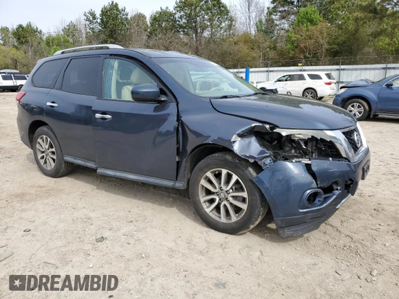 2013 Nissan Pathfinder SV z VIN 5N1AR2MM8DC641237, wystawiony jako Copart lot #51488765 z przebiegiem 153 473 mil mil oraz Szkoda całkowita • Salvage title. Historia ofert i sprzedaży dostępna na DreamBid. Obrazek 4.