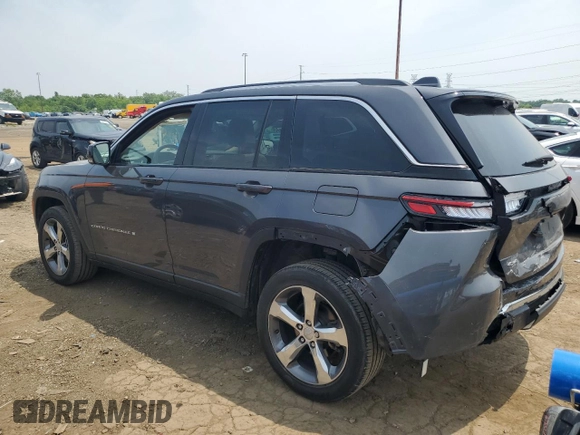 2022 Jeep Grand Cherokee Limited with VIN 1C4RJHBG3N8614014, listed as a Copart auction lot 60671905 with 39,869 mi miles and Clean title. Bid and sale history available at DreamBid. Image 2.