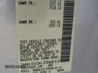 2019 Nissan Altima SR with VIN 1N4BL4CV2KC206653, listed as a Copart auction lot 56016814 with Not Provided miles and Salvage Title. Bid and sale history available at carsss.com. Image 12.