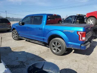 2015 Ford F-150 XLT with VIN 1FTEW1EP7FFA91810, listed as a Copart auction lot 44779895 with 190,229 mi miles and Salvage Title. Bid and sale history available at carsss.com. Image 2.