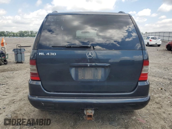 2000 Mercedes-Benz M 320/430/500 with VIN 4JGAB72E7YA168445, listed as a Copart auction lot 59401235 with 231,591 mi miles and Salvage title. Bid and sale history available at DreamBid. Image 6.