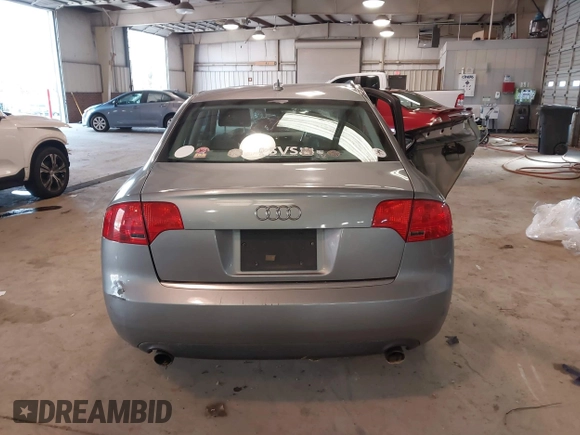 2005 Audi A4 3.2L with VIN WAUDG68E75A492900, listed as a IAAI auction lot 41726775 with 187,900 mi miles. Bid and sale history available at carsss.com. Image 16.