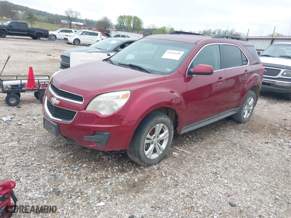 2010 Chevrolet Equinox LT w/1LT with VIN 2CNALDEWXA6272527, listed as a IAAI auction lot 41916689 with 208,095 mi miles. Bid and sale history available at carsss.com. Image 2.