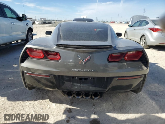 2016 Chevrolet Corvette 1LT with VIN 1G1YB2D76G5114817, listed as a Copart auction lot 87674135 with 93,371 mi miles and Salvage Title. Bid and sale history available at carsss.com. Image 6.
