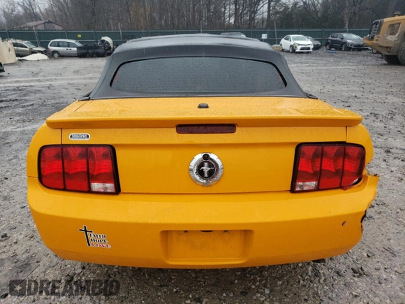 2008 Ford Mustang Deluxe with VIN 1ZVHT84N185189591, listed as a Copart auction lot 44722655 with 92,285 mi miles and Clean Title. Bid and sale history available at carsss.com. Image 6.