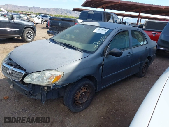 2006 Toyota Corolla CE with VIN 2T1BR32E86C628492, listed as a IAAI auction lot 42070623 with Not Provided miles and . Bid and sale history available at DreamBid. Image 2.