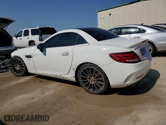 2017 Mercedes-Benz SLC 43 AMG z VIN WDDPK6GA6HF130051, wystawiony jako Copart lot #66422384 z przebiegiem 42 173 mil mil oraz Szkoda całkowita • Salvage title. Historia ofert i sprzedaży dostępna na DreamBid. Obrazek 2.