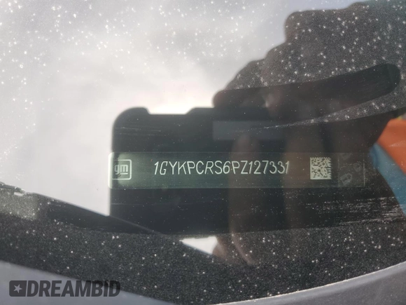 2023 Cadillac XT6 FWD Premium Luxury with VIN 1GYKPCRS6PZ127331, listed as a Copart auction lot 52951105 with 47,796 mi miles and Salvage Title. Bid and sale history available at carsss.com. Image 13.