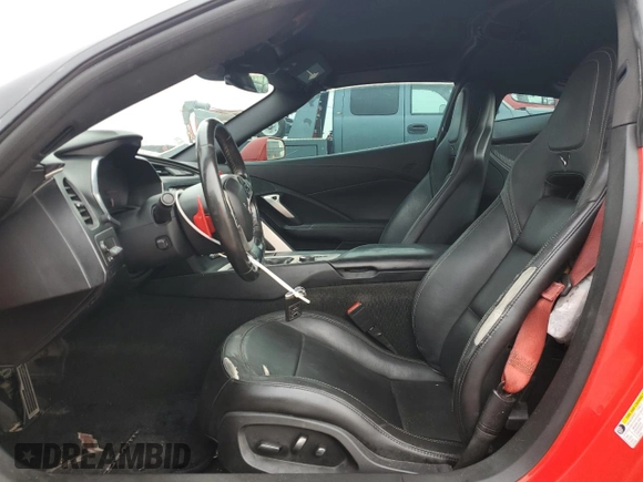 2016 Chevrolet Corvette 2LT with VIN 1G1YC2D7XG5117958, listed as a Copart auction lot 82820914 with 152,043 mi miles and Salvage Title. Bid and sale history available at carsss.com. Image 7.