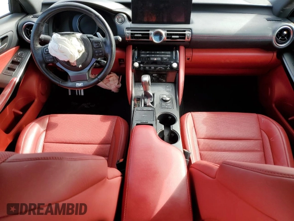 2021 Lexus IS 350 F Sport with VIN JTHGZ1E22M5019399, listed as a Copart auction lot 42425355 with Not Provided miles and Salvage Title. Bid and sale history available at DreamBid. Image 8.