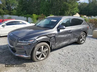 2023 Genesis GV80 with VIN KMUHBDSB4PU107507, listed as a Copart auction lot 54907715 with 89,970 mi miles and Salvage title. Bid and sale history available at DreamBid. Image 1.