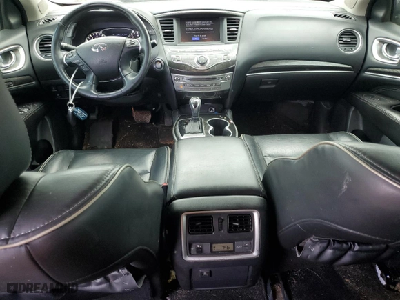 2017 Infiniti QX60 with VIN 5N1DL0MN2HC558792, listed as a Copart auction lot 50941595 with 109,765 mi miles and Salvage Title. Bid and sale history available at carsss.com. Image 8.