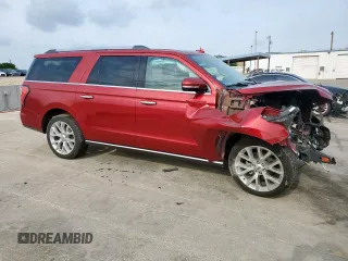 2018 Ford Expedition Max Limited with VIN 1FMJK1KT2JEA07608, listed as a Copart auction lot 55061235 with 93,230 mi miles and Salvage title. Bid and sale history available at DreamBid. Image 4.