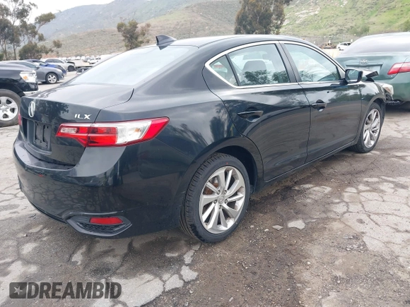 2017 Acura ILX with VIN 19UDE2F35HA001779, listed as a IAAI auction lot 41895361 with 109,987 mi miles. Bid and sale history available at carsss.com. Image 4.