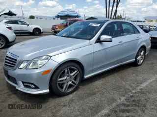 2011 Mercedes-Benz E 550 Luxury with VIN WDDHF7CB3BA327146, listed as a Copart auction lot 55471855 with 146,320 mi miles and Salvage title. Bid and sale history available at DreamBid. Image 1.