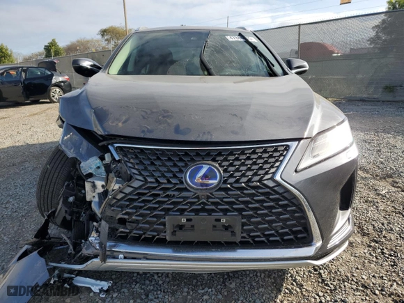 2022 Lexus RX with VIN JTJHGKFA9N2027846, listed as a Copart auction lot 47884845 with 29,258 mi miles and Salvage Title. Bid and sale history available at carsss.com. Image 5.