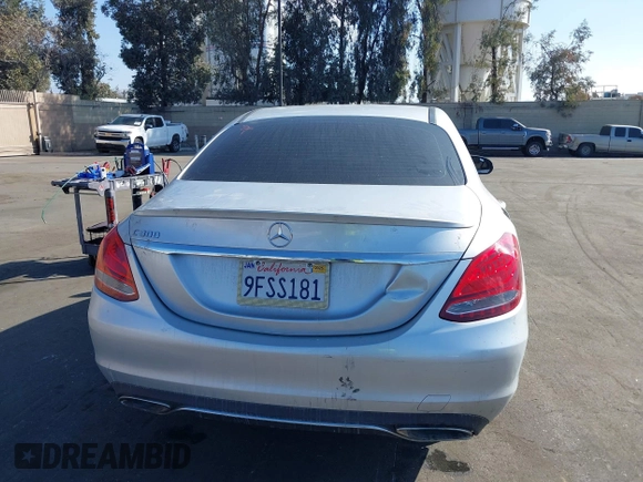 2018 Mercedes-Benz C 300 with VIN 55SWF4JB4JU240069, listed as a IAAI auction lot 41442042 with Not Provided miles and . Bid and sale history available at carsss.com. Image 16.
