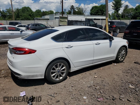 2017 Ford Fusion SE with VIN 3FA6P0H71HR280973, listed as a Copart auction lot 55874795 with 55,501 mi miles and Salvage title. Bid and sale history available at DreamBid. Image 3.