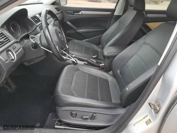 2014 Volkswagen Passat TDI SE w/Sunroof with VIN 1VWBN7A31EC082853, listed as a Copart auction lot 47836485 with 117,117 mi miles and Salvage Title. Bid and sale history available at carsss.com. Image 7.