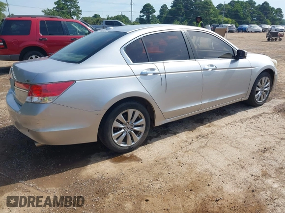 2011 Honda Accord EX-L with VIN 1HGCP3F81BA021154, listed as a IAAI auction lot 42642534 with 217,779 mi miles and . Bid and sale history available at DreamBid. Image 4.