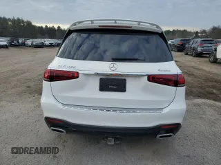 2022 Mercedes-Benz GLS 450 with VIN 4JGFF5KE0NA662687, listed as a Copart auction lot 81401043 with 48,938 mi miles and . Bid and sale history available at DreamBid. Image 6.