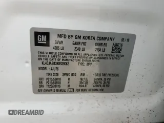 2019 Buick Encore Preferred with VIN KL4CJASB3KB939062, listed as a Copart auction lot 49439635 with 104,110 mi miles and Salvage Title. Bid and sale history available at DreamBid. Image 12.