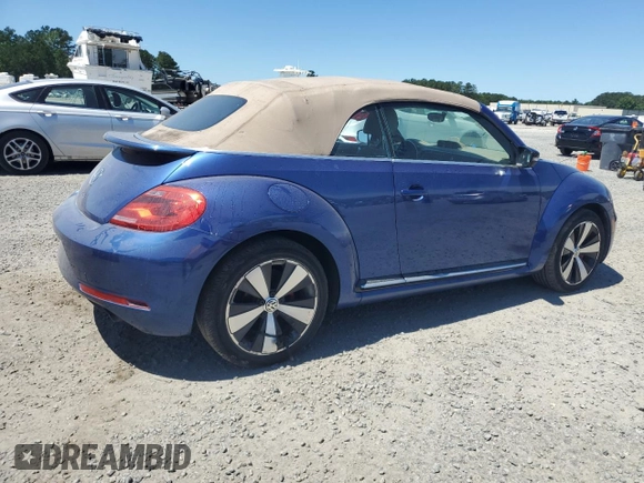 2013 Volkswagen Beetle с VIN 3VW7S7AT8DM826556, выставлен на аукционе Copart как лот 57576925 с пробегом 62 951 миль миль и Чистый • Clean title. История ставок и продаж доступна на DreamBid. Изображение 3.