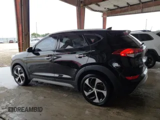2017 Hyundai Tucson Sport with VIN KM8J33A29HU483713, listed as a Copart auction lot 45854785 with 55,968 mi miles and Salvage title. Bid and sale history available at DreamBid. Image 2.