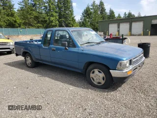 1993 Toyota Pickup z VIN 4TARN93P6PZ145647, wystawiony jako Copart lot #61055405 z przebiegiem 185 213 mil mil oraz Czysty tytuł • Clean title. Historia ofert i sprzedaży dostępna na DreamBid. Obrazek 4.