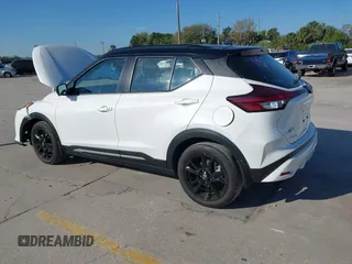 2023 Nissan Kicks SR with VIN 3N1CP5DV2PL525217, listed as a IAAI auction lot 41690577 with 9,556 mi miles and . Bid and sale history available at DreamBid. Image 14.