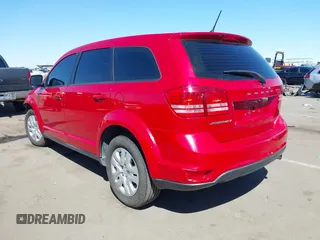 2015 Dodge Journey SE z VIN 3C4PDCAB9FT587668, wystawiony jako IAAI lot #41868556 z przebiegiem 99 695 mil mil oraz . Historia ofert i sprzedaży dostępna na DreamBid. Obrazek 3.
