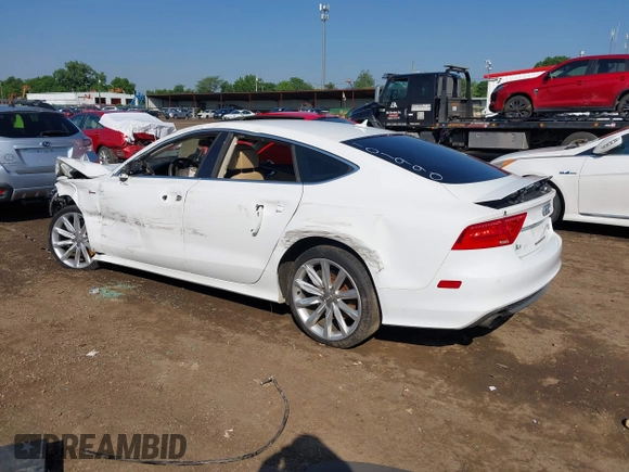 2012 Audi A7 Prestige with VIN WAU3GAFC1CN101990, listed as a IAAI auction lot 42452981 with Not provided miles and . Bid and sale history available at DreamBid. Image 3.