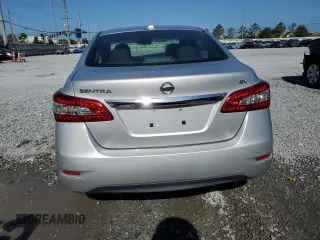2015 Nissan Sentra SV with VIN 3N1AB7AP8FL679775, listed as a Copart auction lot 54896885 with 93,626 mi miles and Salvage Title. Bid and sale history available at DreamBid. Image 6.