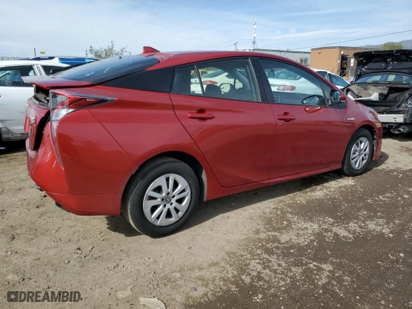 2016 Toyota Prius Two with VIN JTDKBRFU2G3511171, listed as a Copart auction lot 49984105 with 76,992 mi miles and Salvage Title. Bid and sale history available at carsss.com. Image 3.