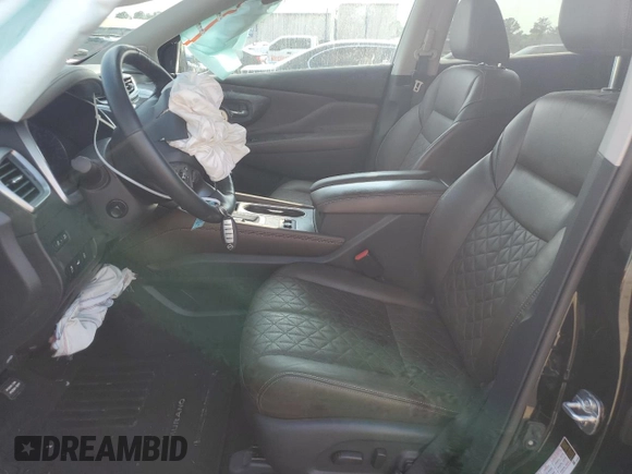 2023 Nissan Murano Platinum z VIN 5N1AZ2DJ5PC142597, wystawiony jako Copart lot #56069314 z przebiegiem 10 550 mil mil oraz Szkoda całkowita • Salvage title. Historia ofert i sprzedaży dostępna na DreamBid. Obrazek 7.