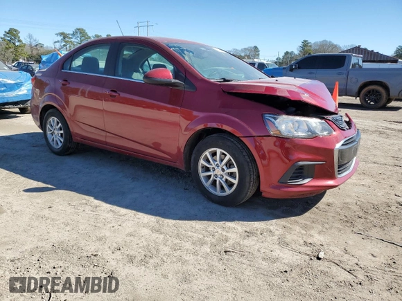 2017 Chevrolet Sonic LT with VIN 1G1JD5SH2H4103474, listed as a Copart auction lot 46789205 with 84,611 mi miles and Salvage title. Bid and sale history available at DreamBid. Image 4.