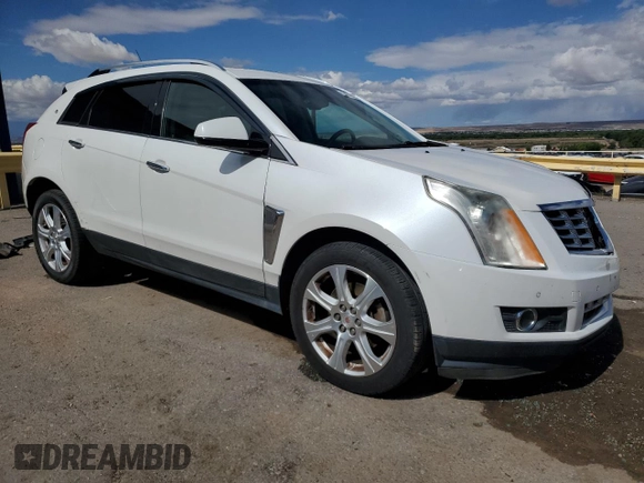 2016 Cadillac SRX Performance Collection with VIN 3GYFNCE35GS575045, listed as a Copart auction lot 57073055 with 72,820 mi miles and Salvage title. Bid and sale history available at DreamBid. Image 4.