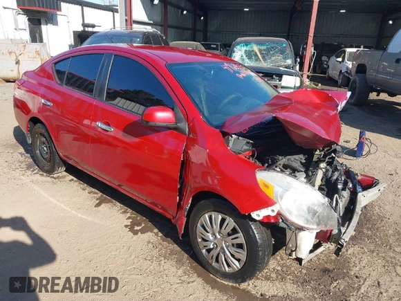 2012 Nissan Versa S with VIN 3N1CN7AP5CL844659, listed as a IAAI auction lot 41763533 with 85,271 mi miles. Bid and sale history available at carsss.com. Image 1.