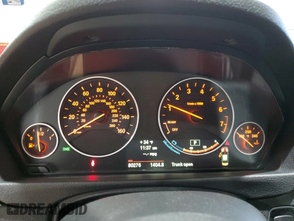 2013 BMW 3 Series 335i xDrive z VIN WBA3B9G57DNR89742, wystawiony jako Copart lot #83190024 z przebiegiem 80 276 mil mil oraz Szkoda całkowita • Salvage title. Historia ofert i sprzedaży dostępna na DreamBid. Obrazek 9.