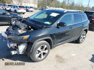 2020 Jeep Cherokee Limited with VIN 1C4PJMDX8LD643445, listed as a IAAI auction lot 41810758 with 127,703 mi miles. Bid and sale history available at carsss.com. Image 18.