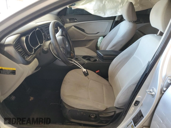 2014 Kia Optima LX with VIN KNAGM4A77E5471110, listed as a Copart auction lot 53179855 with 195,885 mi miles and Salvage Title. Bid and sale history available at carsss.com. Image 7.