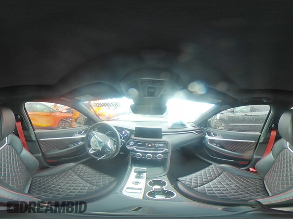 2022 Genesis G70 3.3T z VIN KMTG54TE0NU084384, wystawiony jako Copart lot #57788455 z przebiegiem 28 772 mil mil oraz Szkoda całkowita • Salvage title. Historia ofert i sprzedaży dostępna na DreamBid. Obrazek 14.