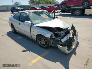 1996 Honda Civic EX with VIN 1HGEJ8147TL049218, listed as a Copart auction lot 73760924 with 0 mi miles and Salvage Title. Bid and sale history available at carsss.com. Image 10.