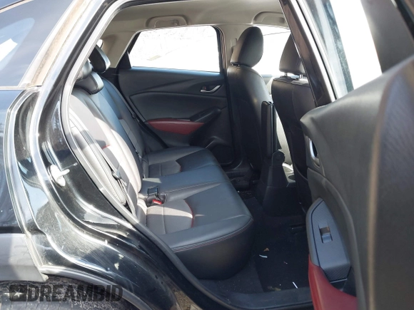 2017 Mazda CX-3 Touring with VIN JM1DKFC70H0171771, listed as a IAAI auction lot 41870395 with 100,472 mi miles. Bid and sale history available at carsss.com. Image 8.