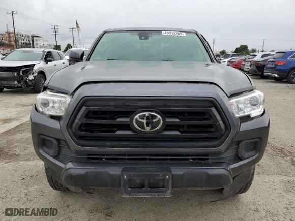 2021 Toyota Tacoma 4WD SR with VIN 3TMCZ5AN3MM424074, listed as a Copart auction lot 49312285 with 78,182 mi miles and Salvage Title. Bid and sale history available at carsss.com. Image 5.