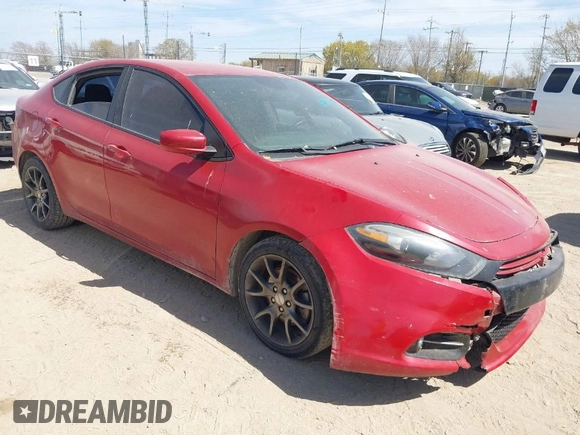 2013 Dodge Dart SXT with VIN 1C3CDFBA4DD103287, listed as a IAAI auction lot 41763711 with 138,187 mi miles. Bid and sale history available at carsss.com. Image 1.