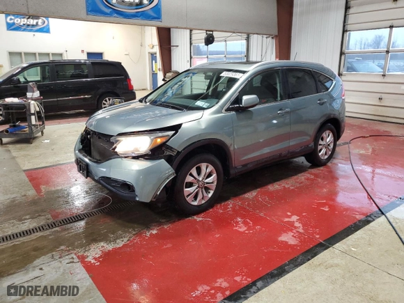 2012 Honda CR-V EX-L with VIN 2HKRM4H70CH628359, listed as a Copart auction lot 53029365 with 128,083 mi miles and Salvage Title. Bid and sale history available at carsss.com. Image 1.