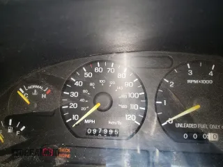 1995 Ford Mustang with VIN 1FALP404XSF266697, listed as a Copart auction lot 47772545 with 97,995 mi miles and Clean Title. Bid and sale history available at carsss.com. Image 9.