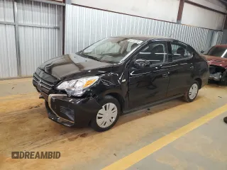 2024 Mitsubishi Mirage ES with VIN ML32FUFJ6RHF12770, listed as a Copart auction lot 63155705 with 3,358 mi miles and Salvage title. Bid and sale history available at DreamBid. Image 1.