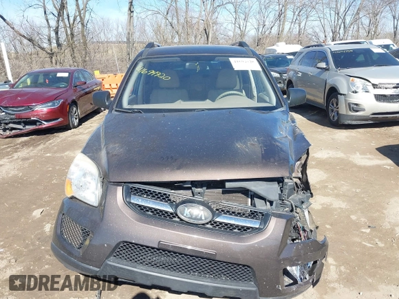 2010 Kia Sportage LX with VIN KNDKGCA32A7697677, listed as a IAAI auction lot 41694920 with 158,212 mi miles and . Bid and sale history available at carsss.com. Image 12.